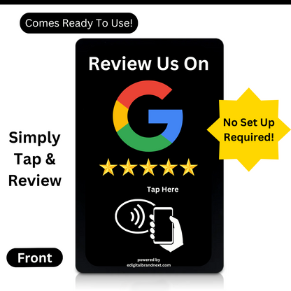 Review Card ✨ Your On-the-Go Reputation Builder!